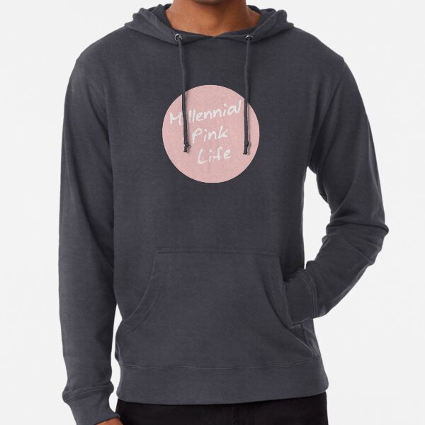 Millennial pink shop hoodie