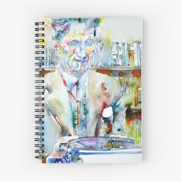 Item preview, GEORGE ORWELL - watercolor portrait designed and sold by lautir.