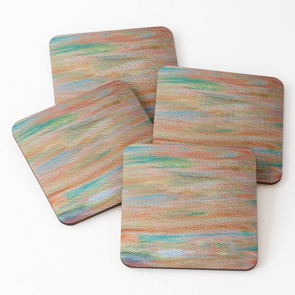 Item preview, Colored Canvas Scrape Texture Art designed and sold by GingerEccentric.