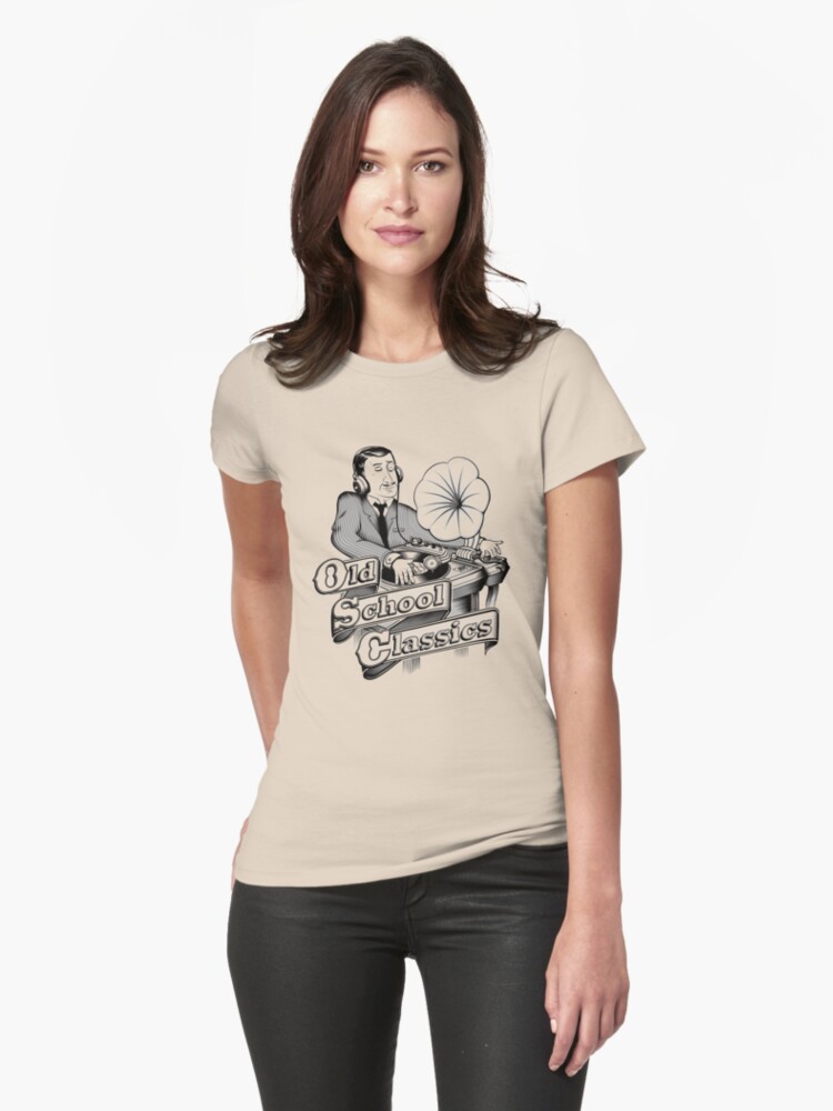Thumbnail 1 of 3, Fitted T-Shirt, Old School Classics designed and sold by Gengis.