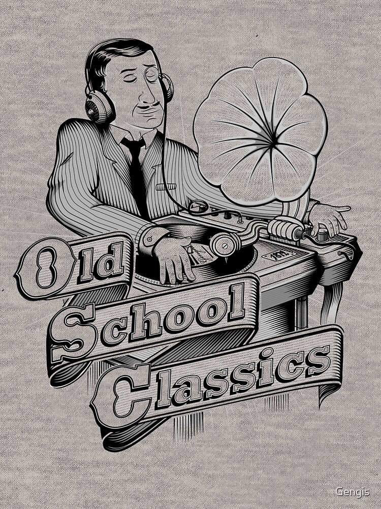 Thumbnail 5 of 5, Lightweight Hoodie, Old School Classics designed and sold by Gengis.