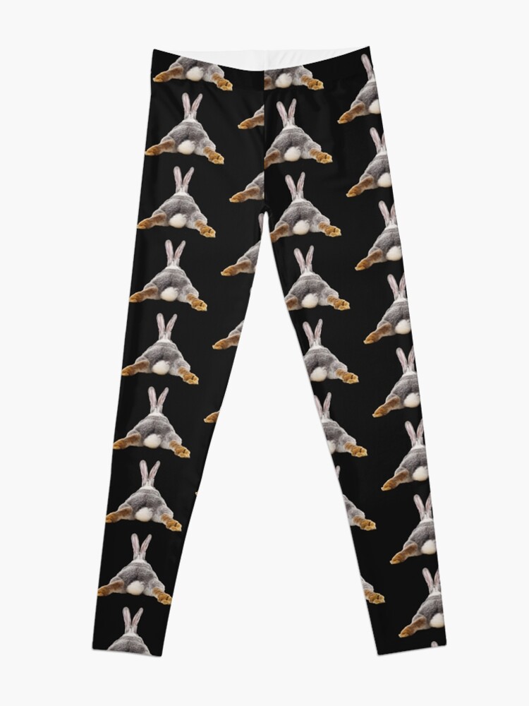 Alternate view of Cute Bunny Rabbit Tail Butt Image Picture Leggings