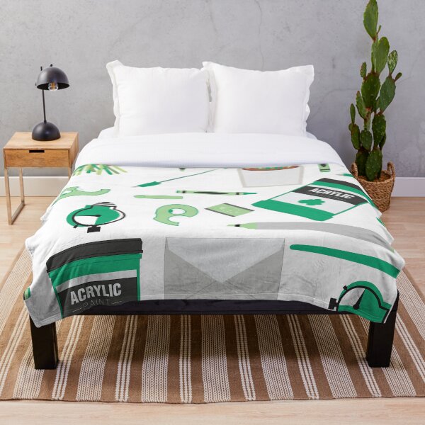 Item preview, Impresión de suministro de arte verde designed and sold by Carprincess.