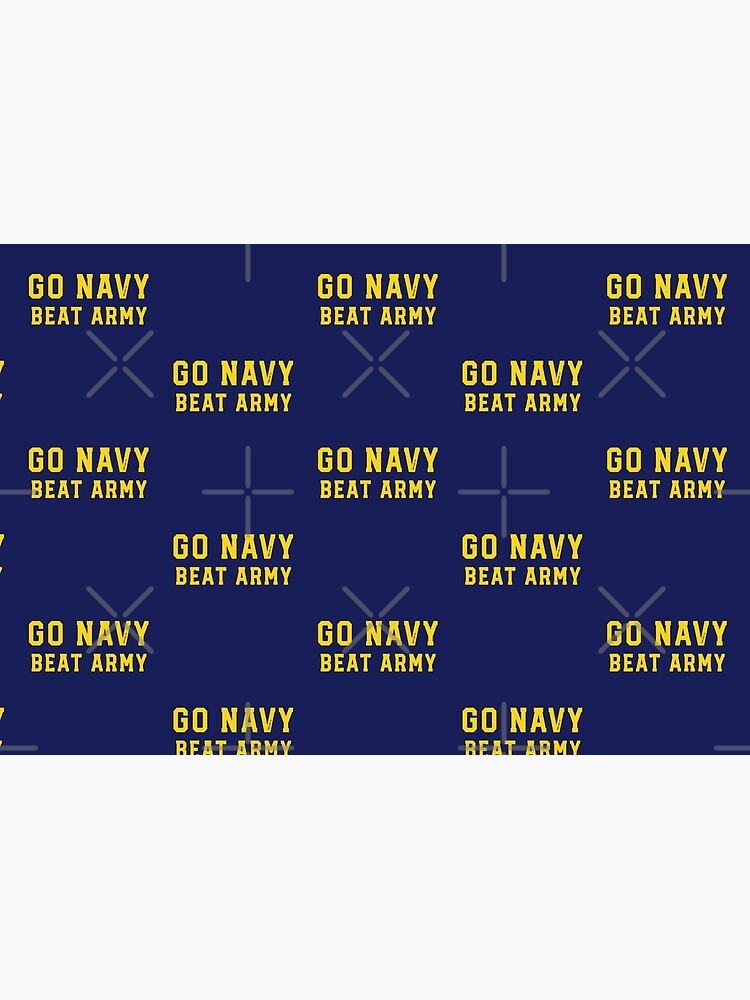 Go Navy Beat Army Big Letter Stickers and Products by Navy Love Co Sticker  for Sale by NavyLoveCo