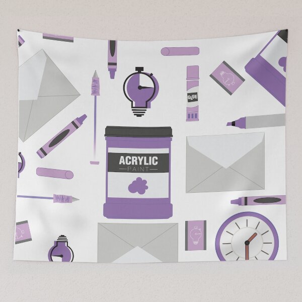 Item preview, Purple Art Supply Print designed and sold by Carprincess.