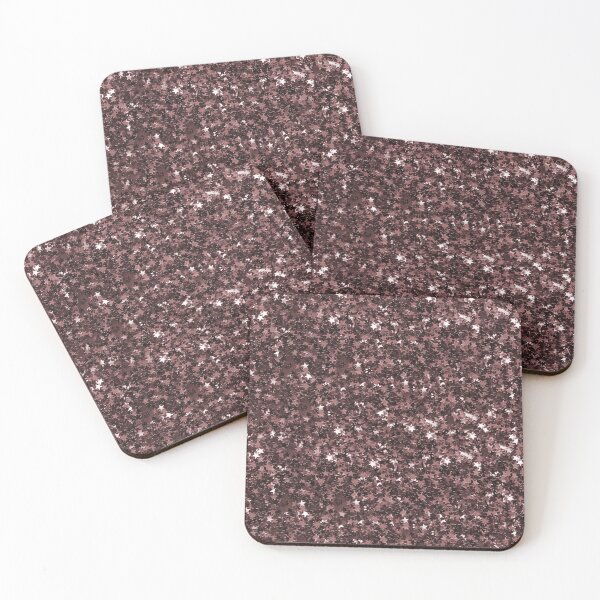 Item preview, Deep rose gold shimmering stars designed and sold by peggieprints.