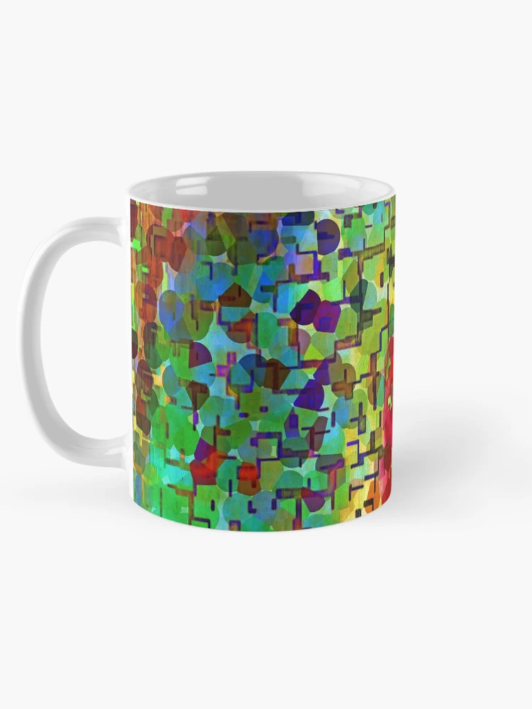 Thumbnail 5 of 6, Coffee Mug, Multi Color Particles designed and sold by Ruth Palmer.
