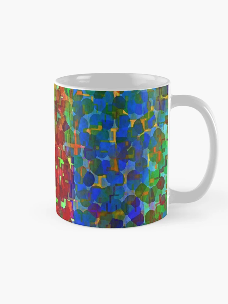 Thumbnail 3 of 6, Coffee Mug, Multi Color Particles designed and sold by Ruth Palmer.