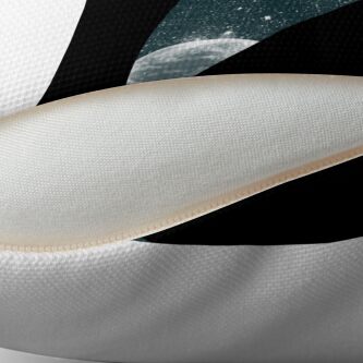 Alternate view of Space the final frontier Floor Pillow