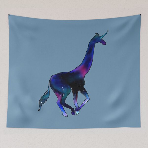 Item preview, Galaxy Girafficorn Silhouette designed and sold by FishWithATopHat.