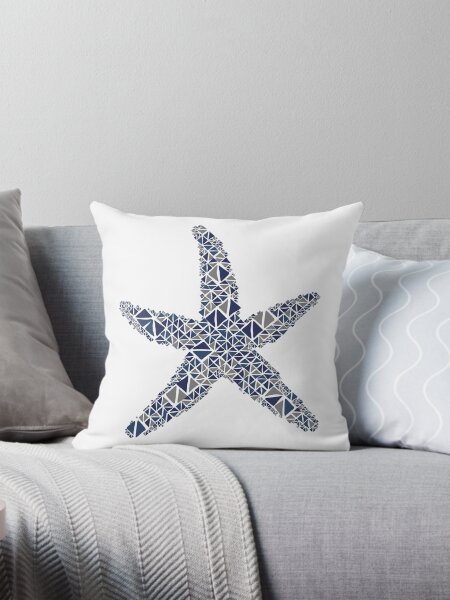 Artikel-Vorschau von Marineblau graues geometrisches Muster des Seesterns, designt und verkauft von hieu tran.