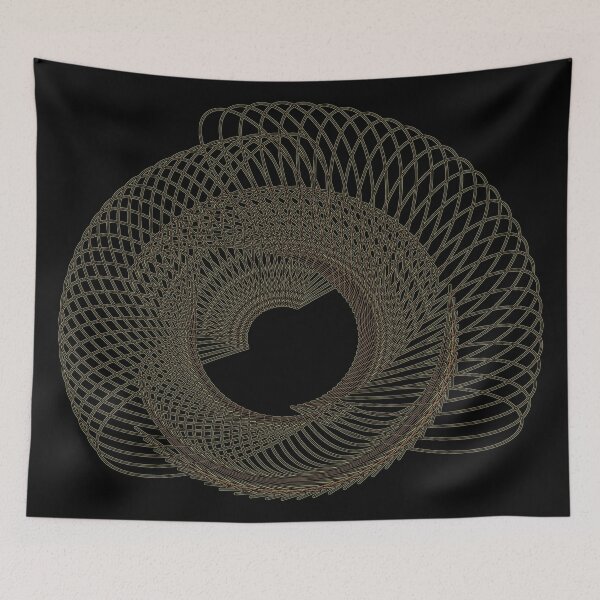 Item preview, Art Deco Vintage Retro A Sleeper`s Dream of Things To Come Spiral Geometric Abstract designed and sold by 108dragons.