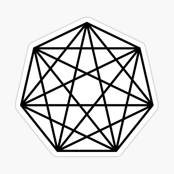 Heptagon Sticker