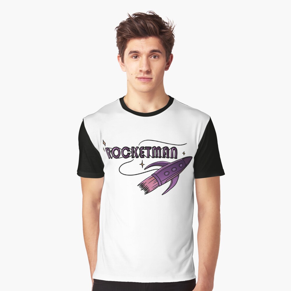 rocket man tee shirts