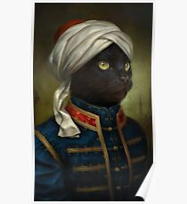 The Hermitage Court Moor Cat Poster
