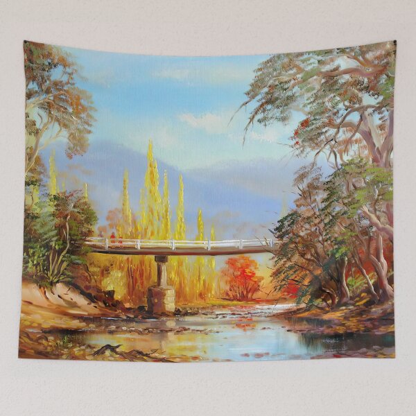 Item preview, Ovens River Near Bright, Star Bridge designed and sold by GlenJohnson.