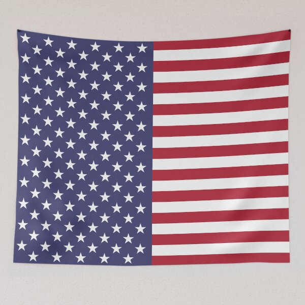 Item preview, USA FLAG of AMERICA THROW BLANKET - Stars and stripes designed and sold by stickersandtees.