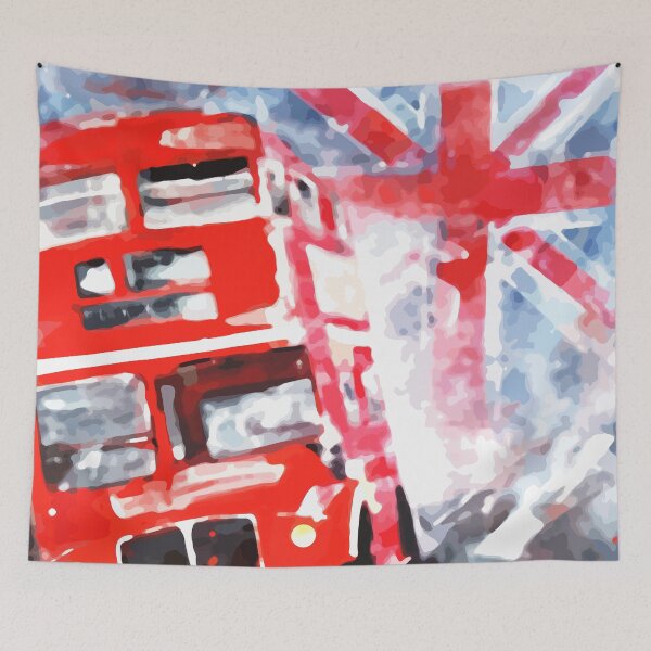 Item preview, LONDON BUS UNION JACK designed and sold by nibsgallery.
