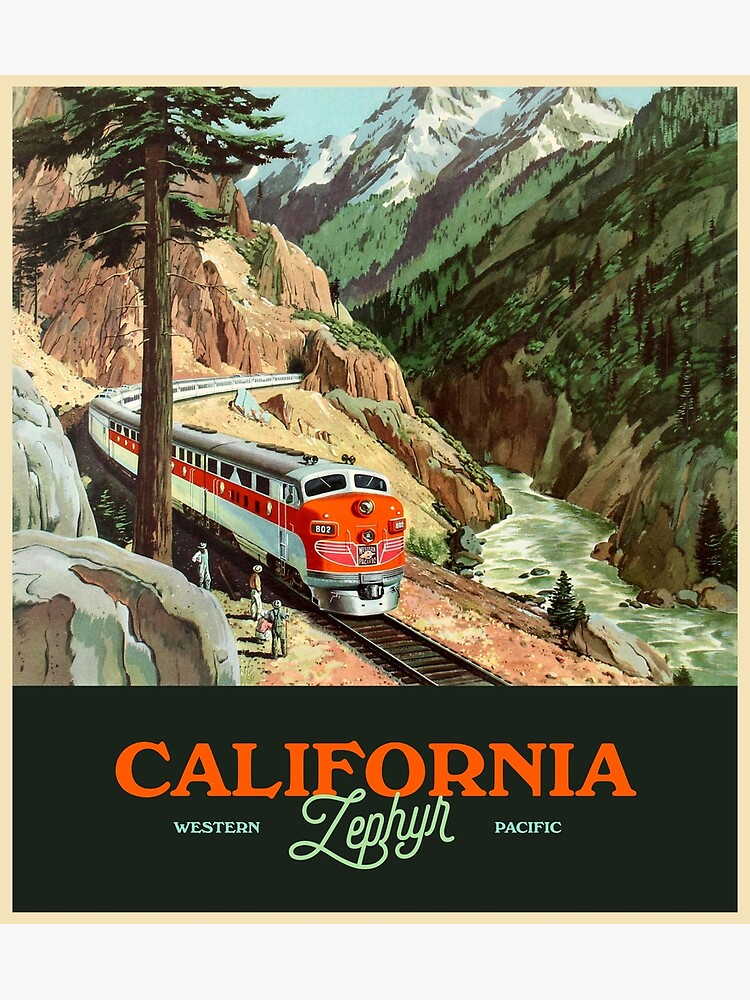 "California Zephyr" Poster for Sale by JeromeArt Redbubble