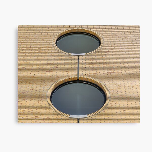 Circular - bricks Canvas Print