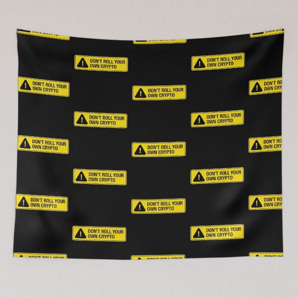 Item preview, Don't Roll Your Own Crypto designed and sold by adidabu.