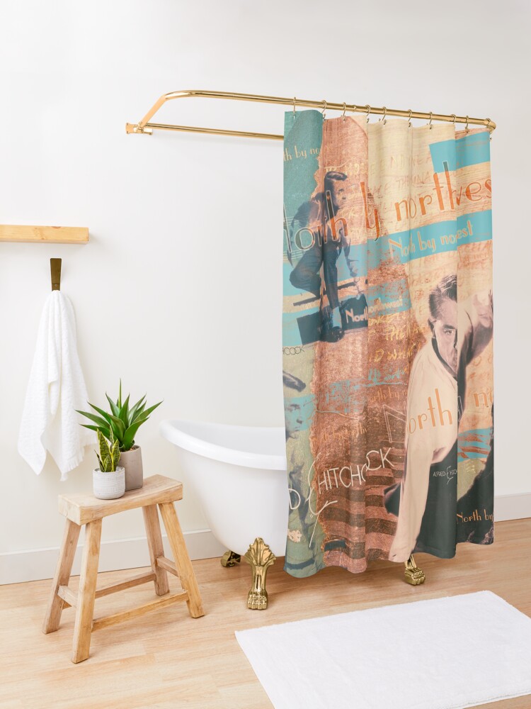 Alternate view of the invisible third Shower Curtain
