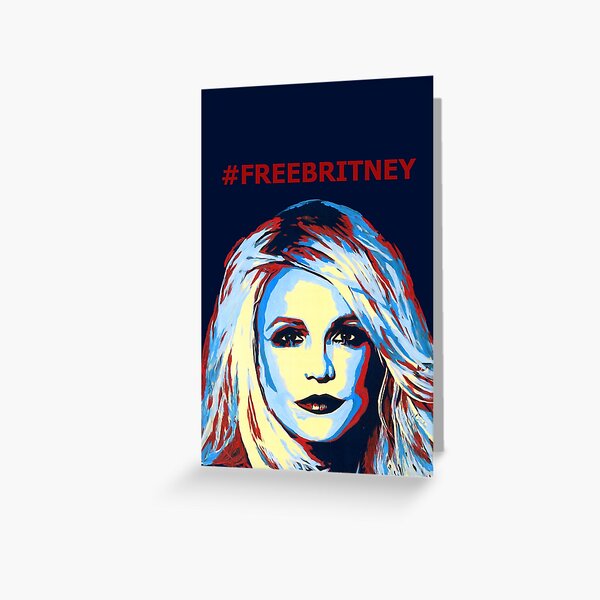 FREEBRITNEY Greeting Card
