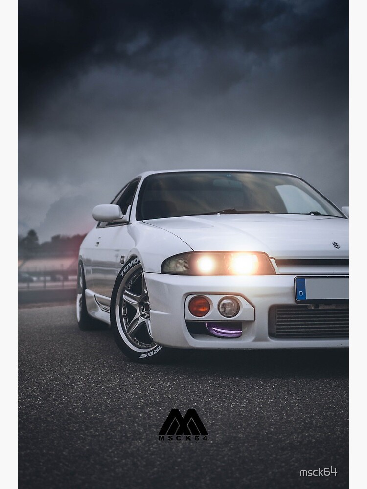 Nissan Skyline R33 Gts T Art Board Print By Msck64 Redbubble