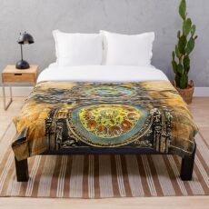 Praha city art #praha #prague Throw Blanket
