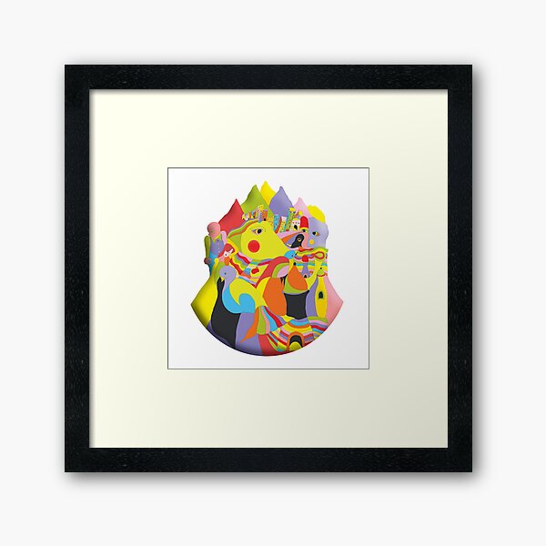 Alpine Circus Framed Art Print