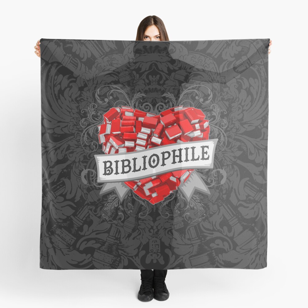 Bibliophile Heart Scarf