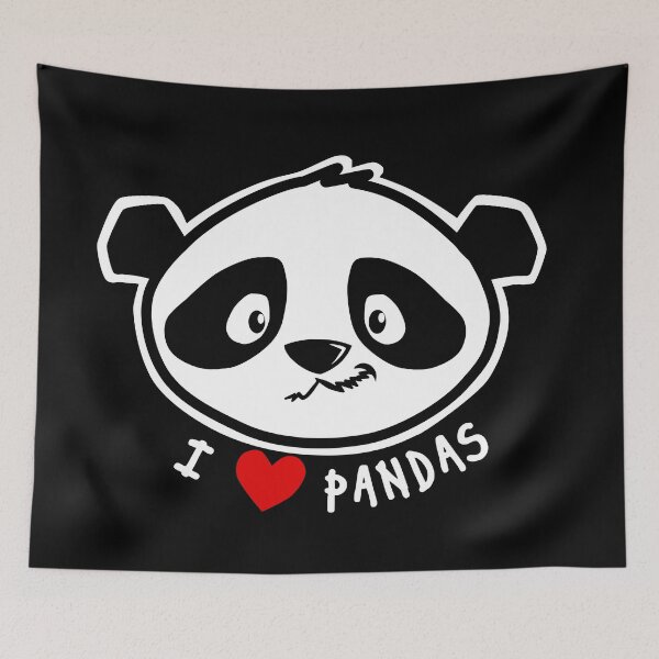 Item preview, I Love Pandas designed and sold by squarecloud.