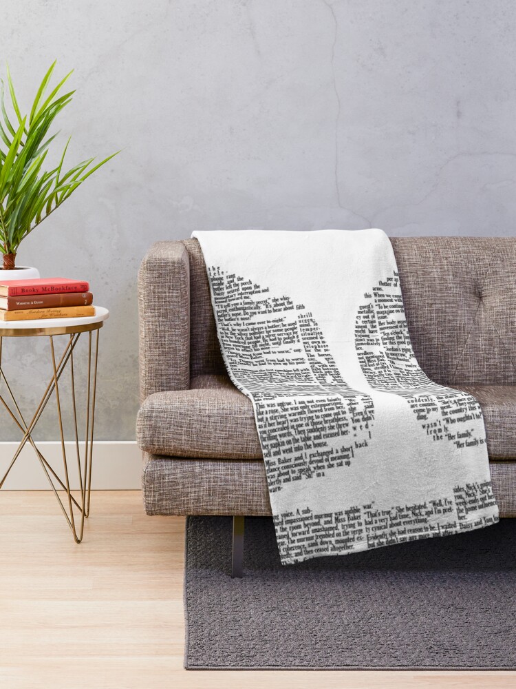 Alternate view of The Great Gatsby Throw Blanket
