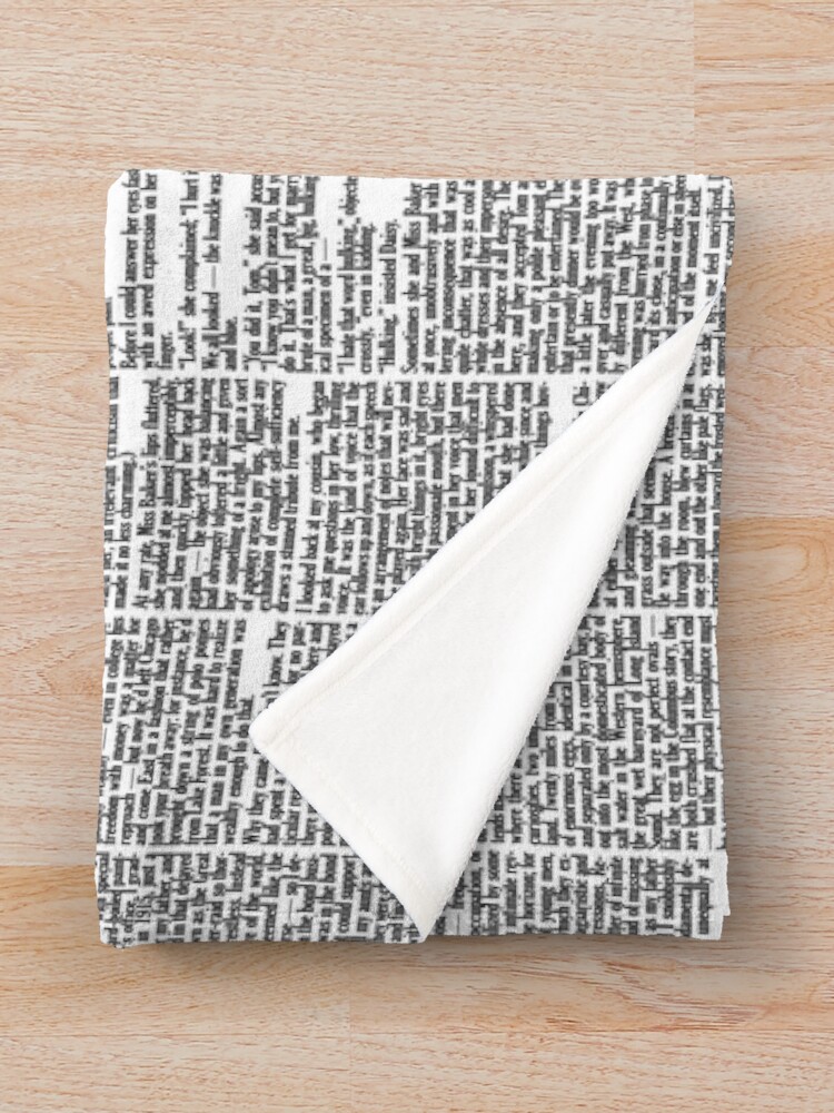 Alternate view of The Great Gatsby Throw Blanket