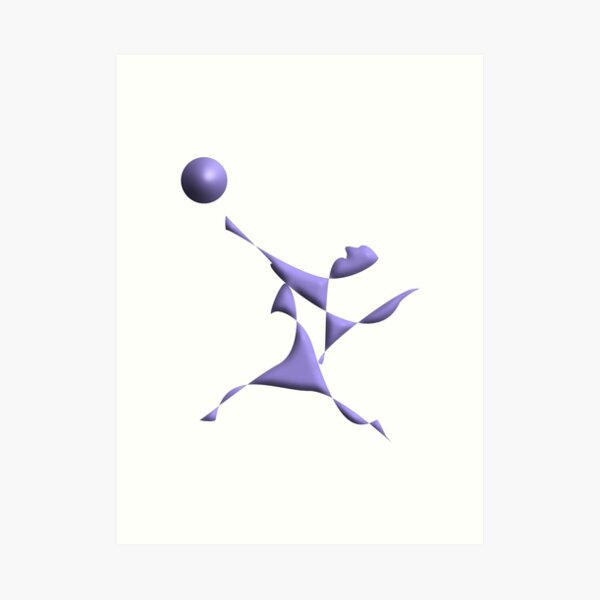 Volleyball Art Print