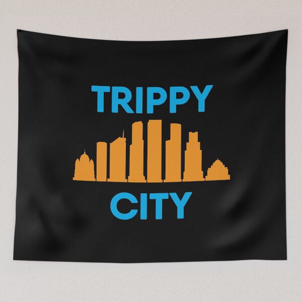 Item preview, Trippy City Skyline designed and sold by BiZepsM0.