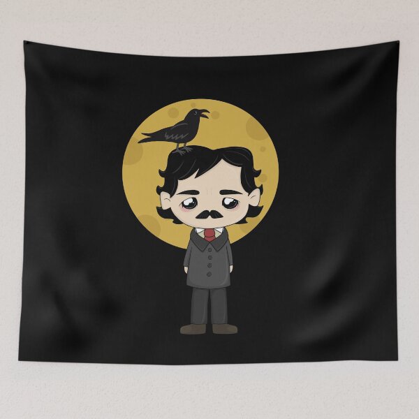Item preview, Cute Edgar Allan Poe  designed and sold by ValentinaHramov.
