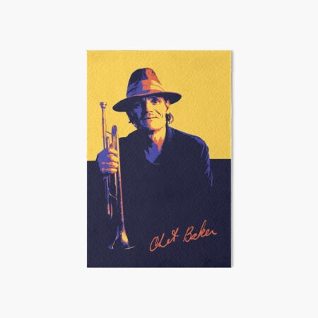 Chet Baker Art Board Print