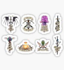 DnD - Kritische Rolle - The Mighty Nein Mini Selection Sticker