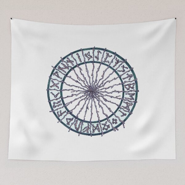 Item preview, Elder Futhark Rune Wheel designed and sold by Nicole Whelan.