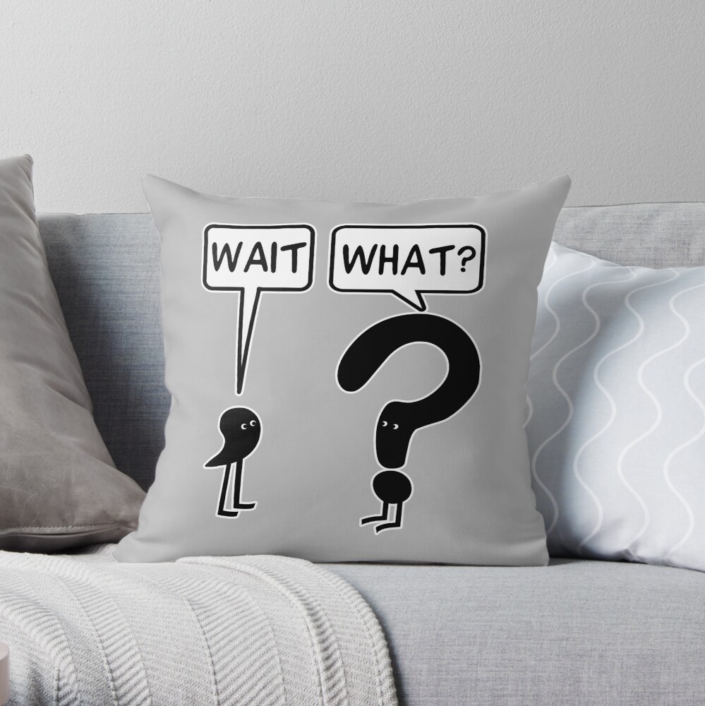 Item preview, Throw Pillow designed and sold by ironydesigns.