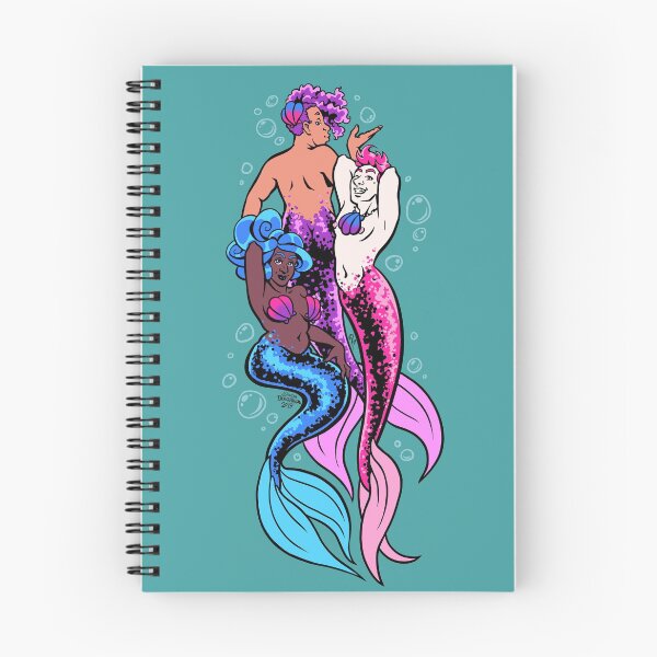 Item preview, Pride Merfolk Trio (Bi) designed and sold by SonjaArts.