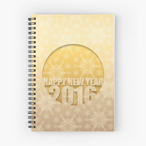 Artikelvorschau, Frohes neues Jahr 2016 - Golden Flakes # 3 entworfen und verkauft von PBdesigns.