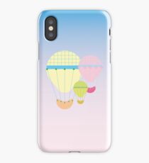 Pastel Hot Air Balloons iPhone Case