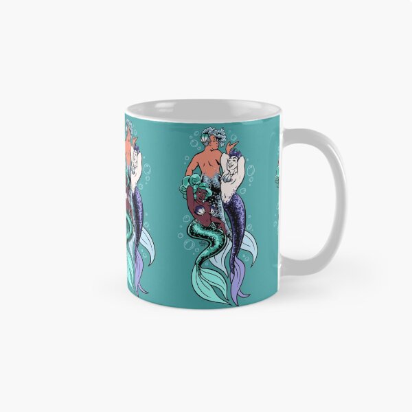 Item preview, Pride Merfolk Trio (Oriented AroAce) designed and sold by SonjaArts.