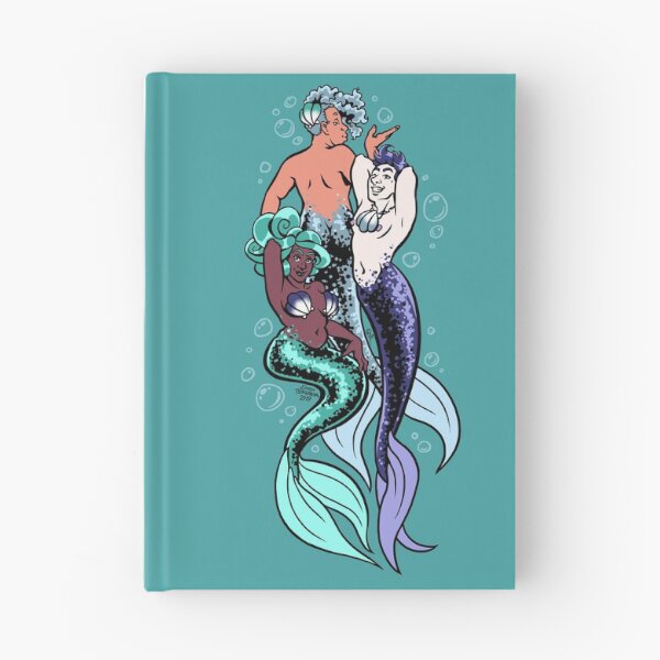 Item preview, Pride Merfolk Trio (Oriented AroAce) designed and sold by SonjaArts.