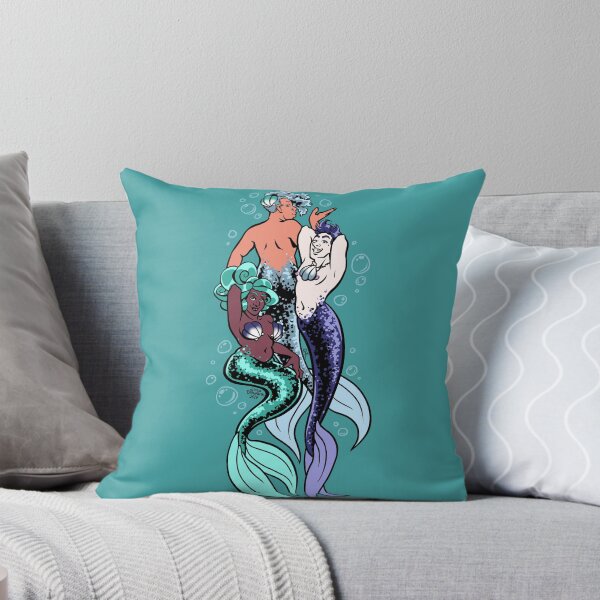 Item preview, Pride Merfolk Trio (Oriented AroAce) designed and sold by SonjaArts.