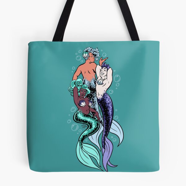 Item preview, Pride Merfolk Trio (AroAce Orientado) designed and sold by SonjaArts.