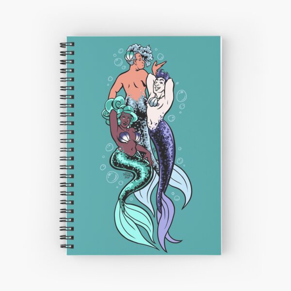 Item preview, Pride Merfolk Trio (Oriented AroAce) designed and sold by SonjaArts.