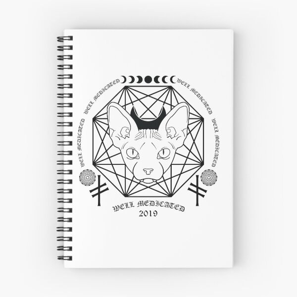Item preview, Sacred Geometry Cat head  designed and sold by WellMedicated.